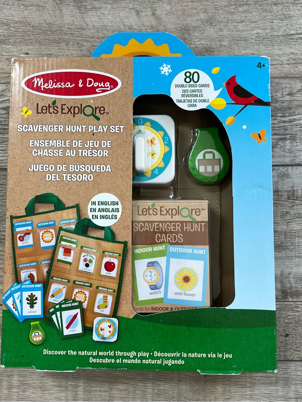 NIB Melissa & Doug Let’s Explore Scavenger Hunt Play Set